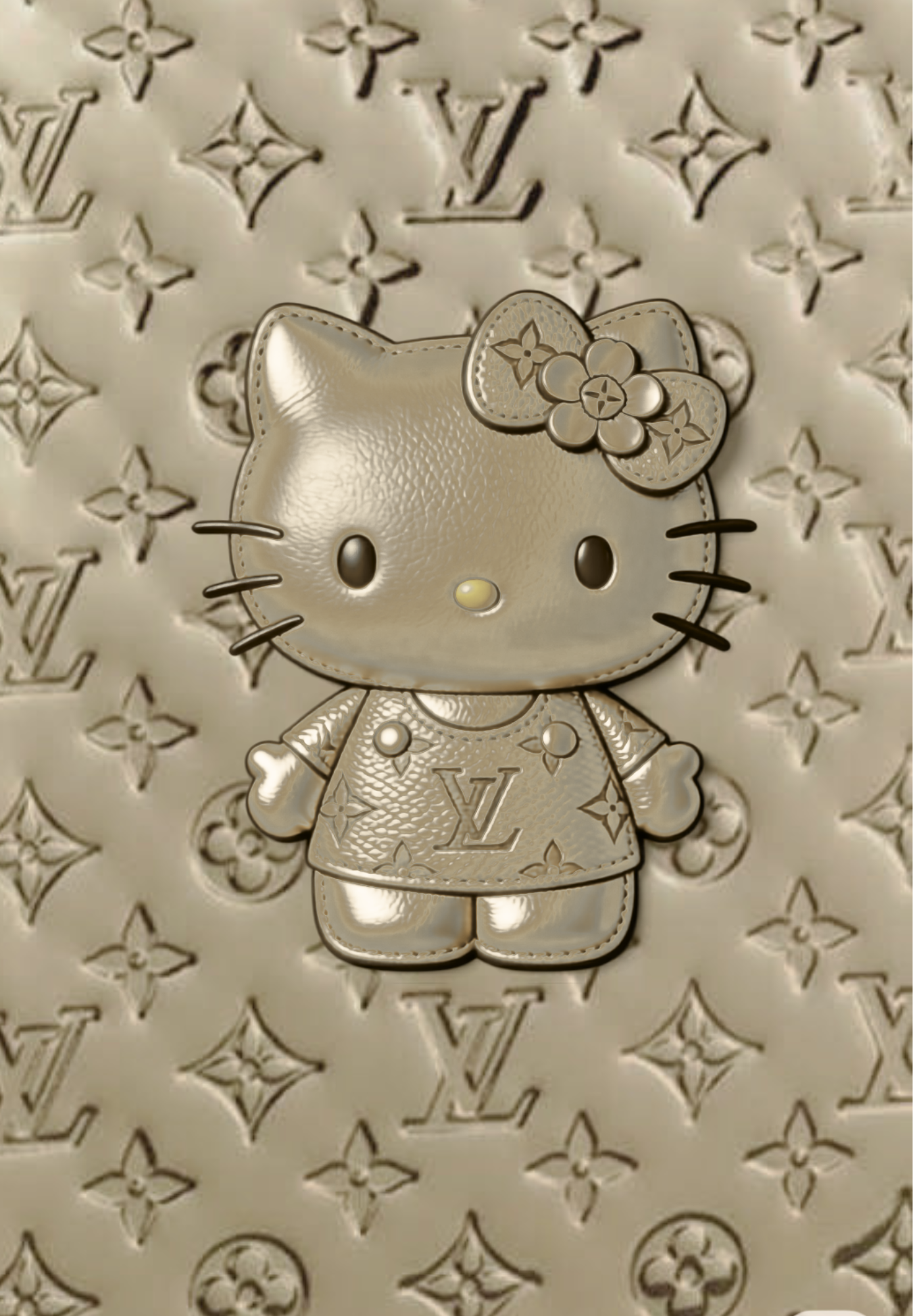 Kitty Vuitton Gold