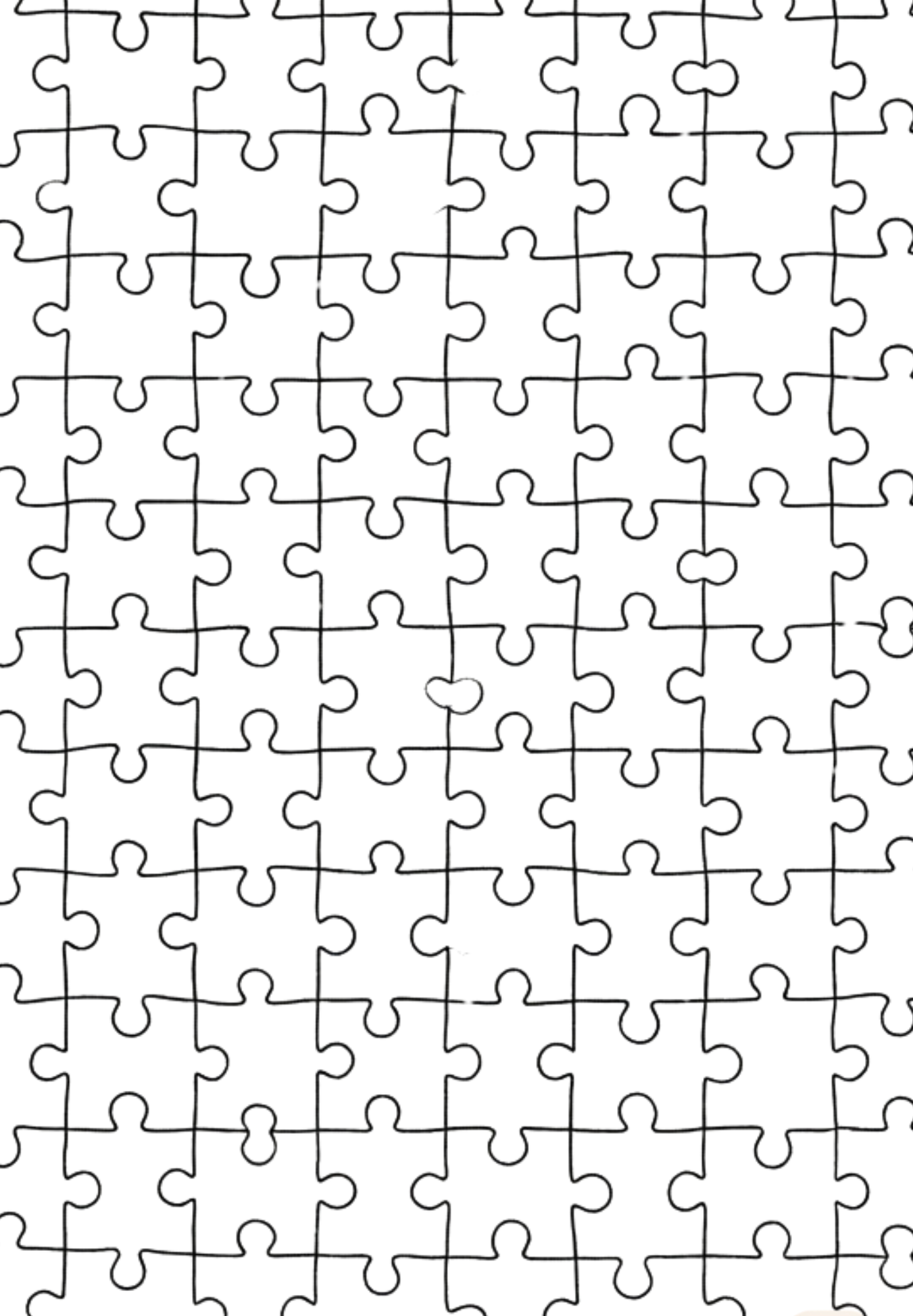 Doodles Puzzle Pieces