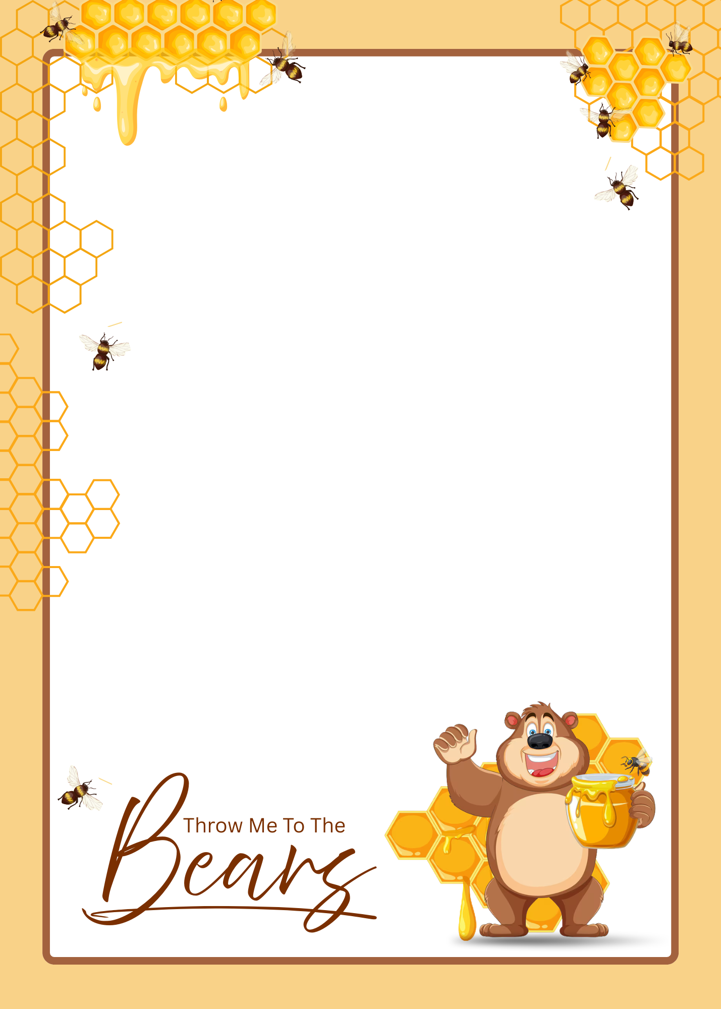 Honey Bear - Note Pad