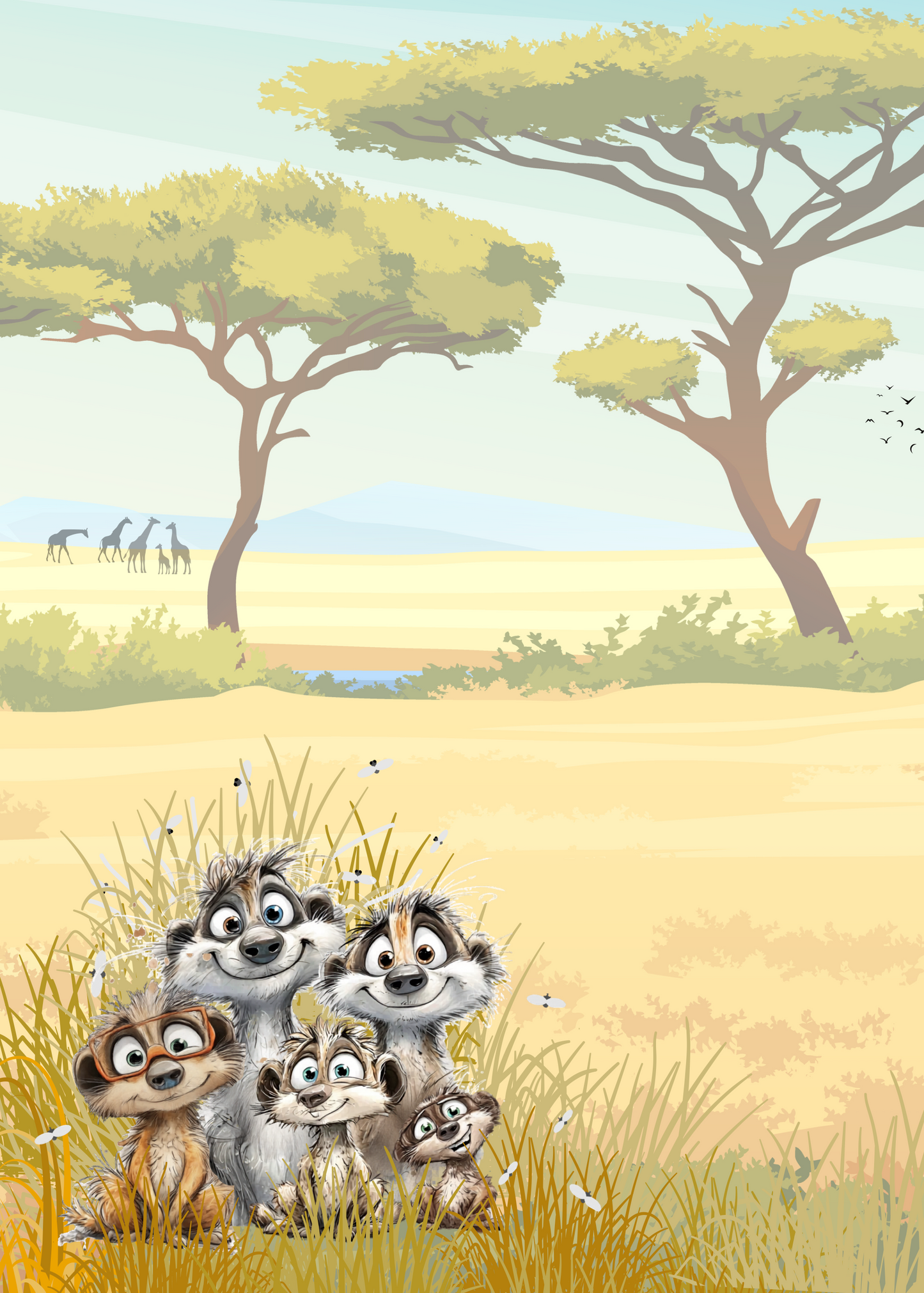 Meerkat Family - Note Pad