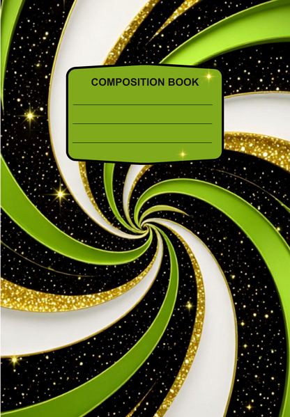 Green and Gold Spiral