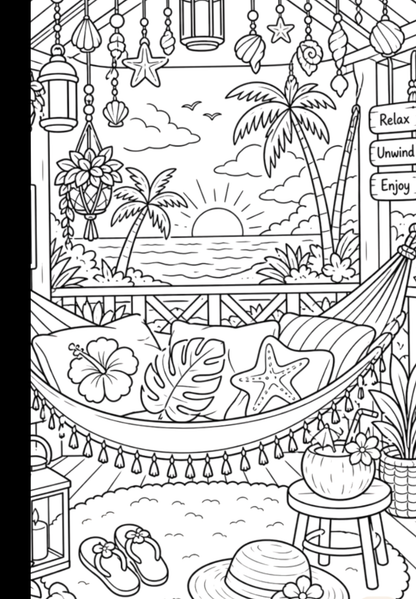 Doodles Beach Scene