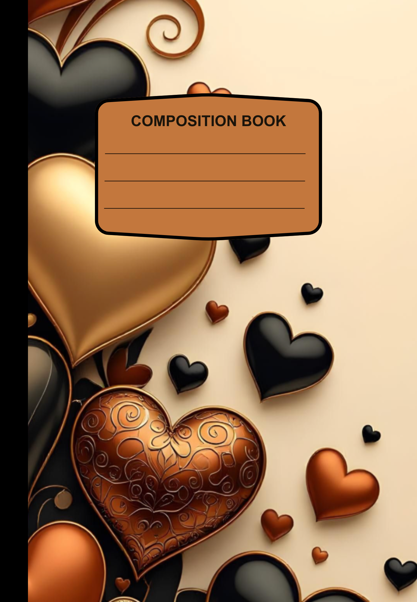 Gold and Copper Hearts