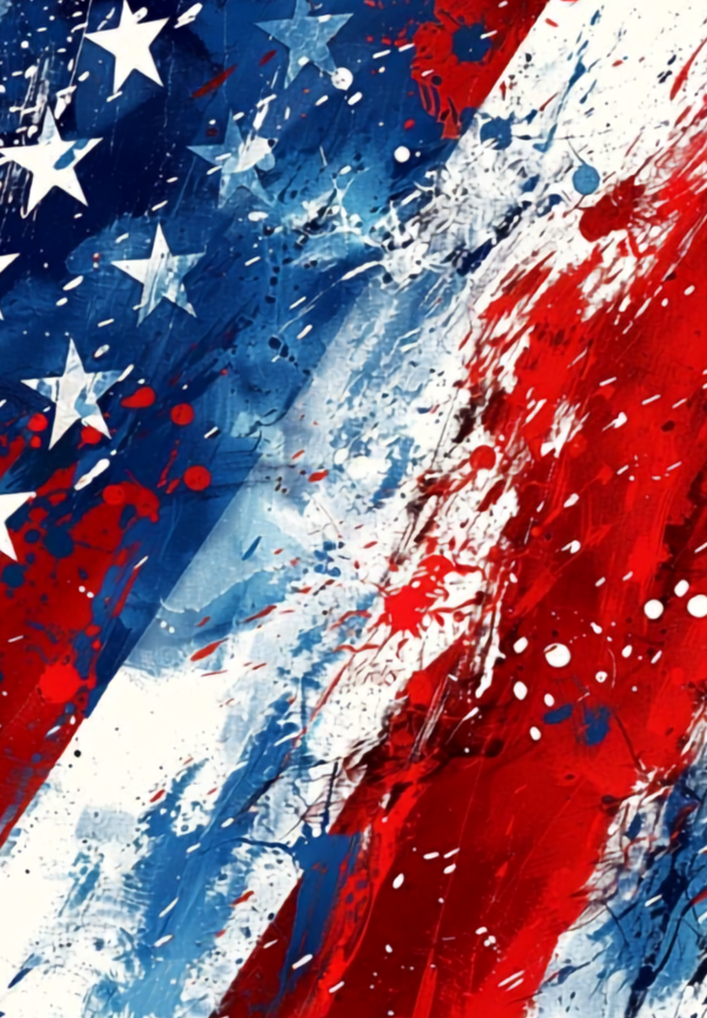 US Flag Abstract