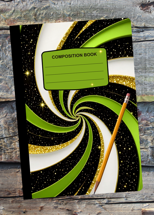 Green and Gold Spiral