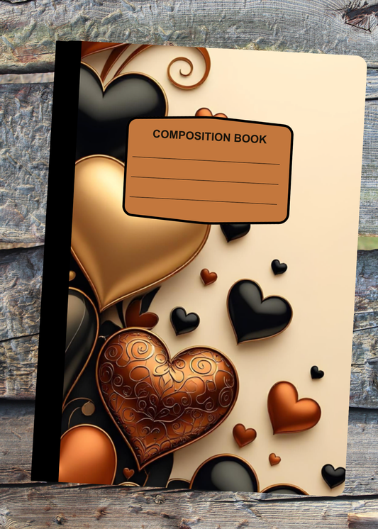 Gold and Copper Hearts