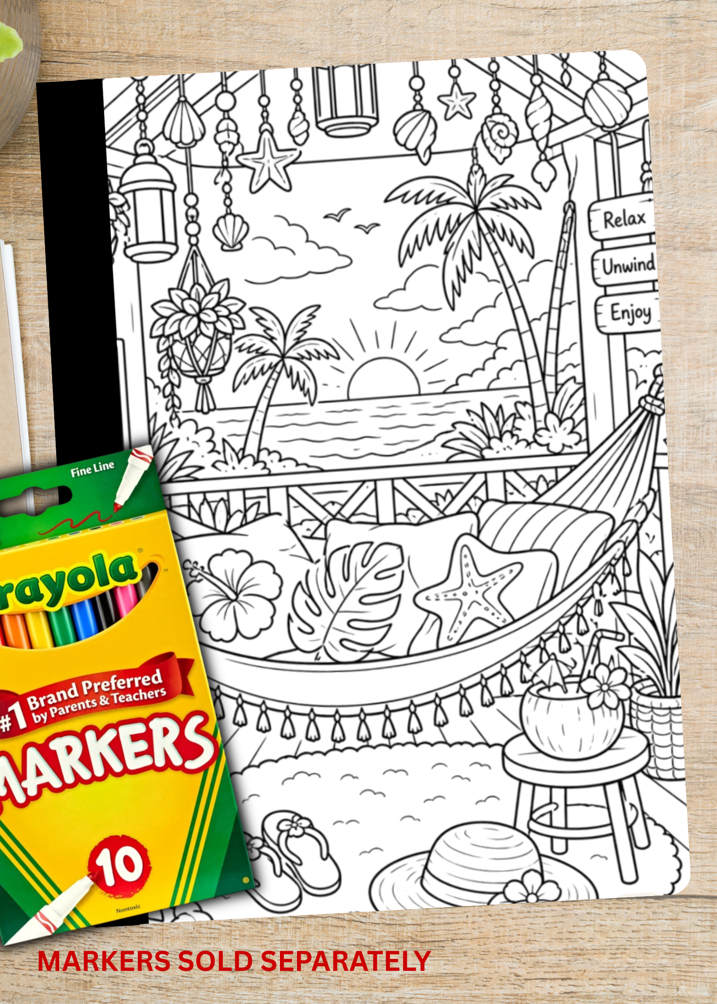 Doodles Beach Scene