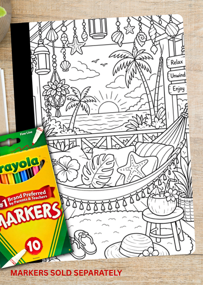 Doodles Beach Scene