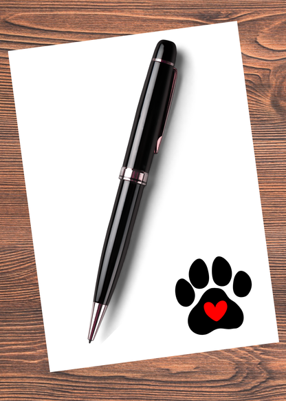 Dog Paw - Note Pad