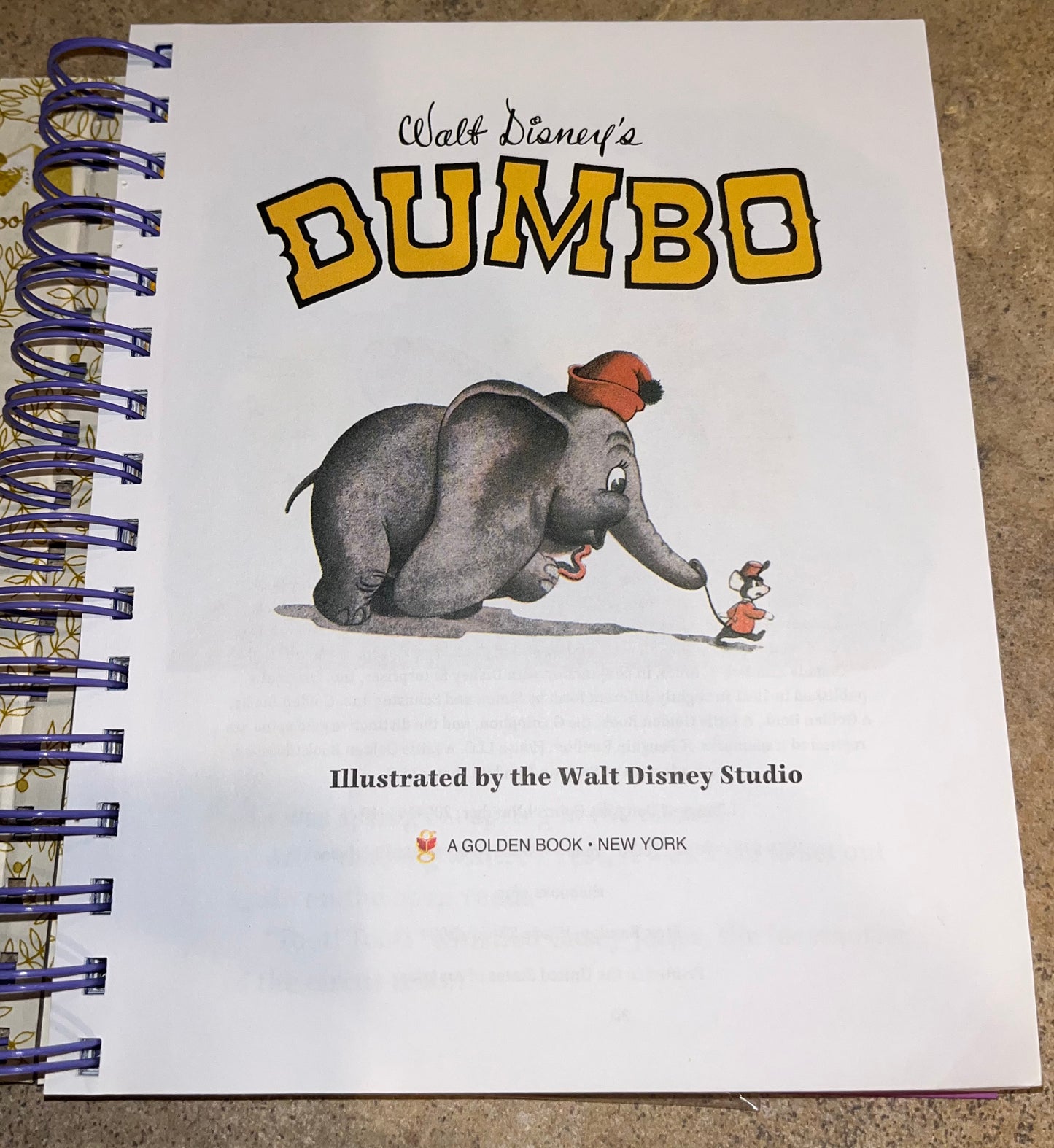 Little Golden Book - Dumbo Junk Journal