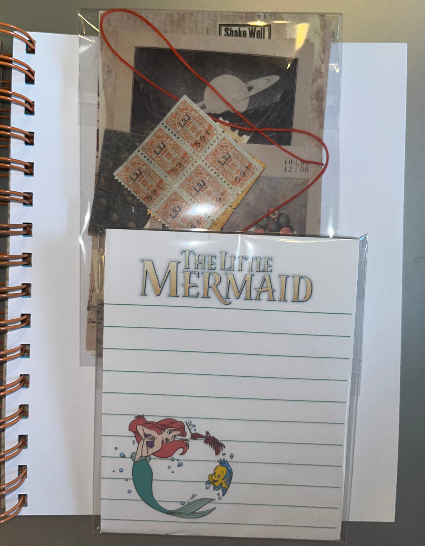 Little Golden Book - Little Mermaid Junk Journal **name written front cover**