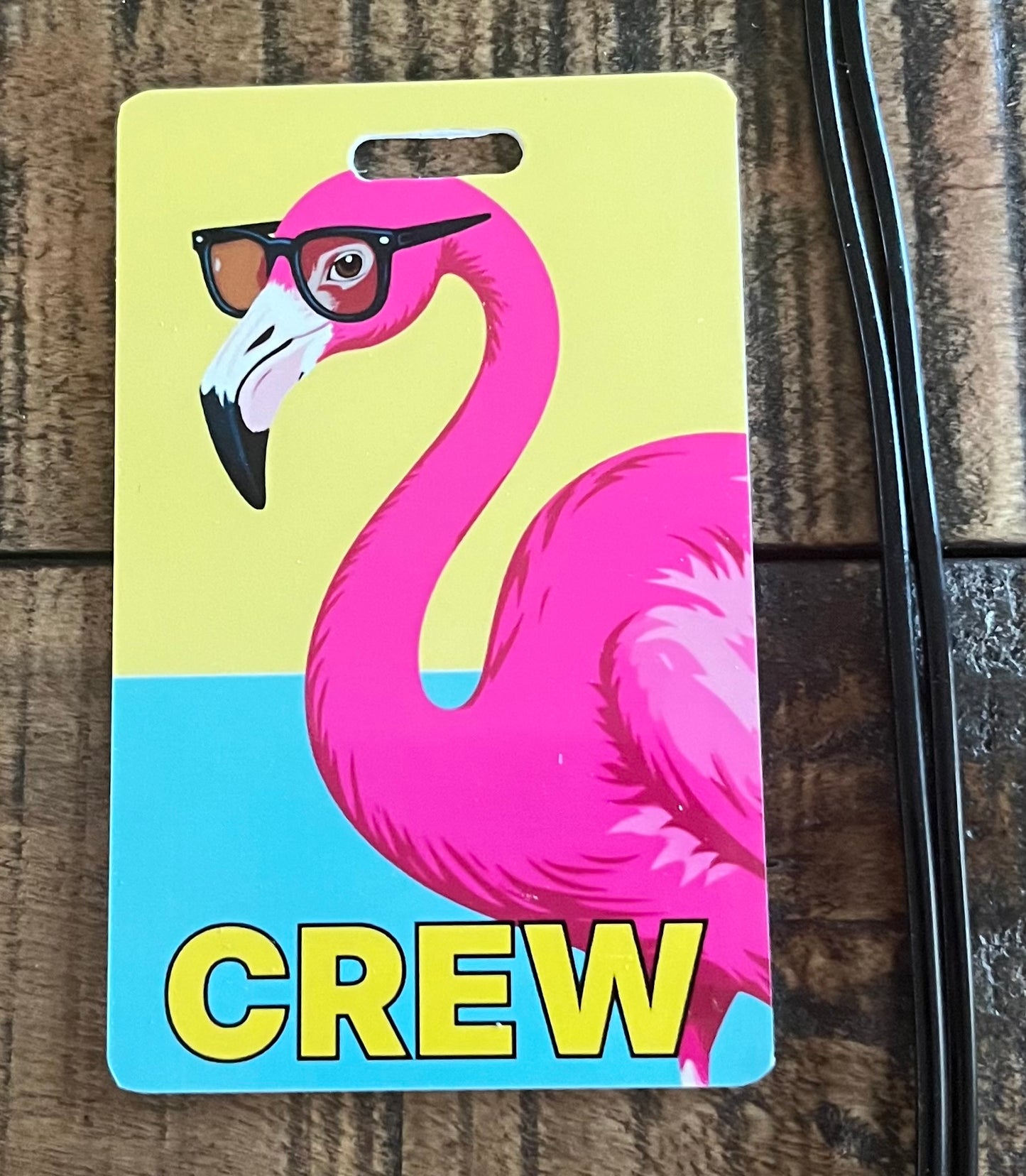 Flamingo Glasses - Bag Tag