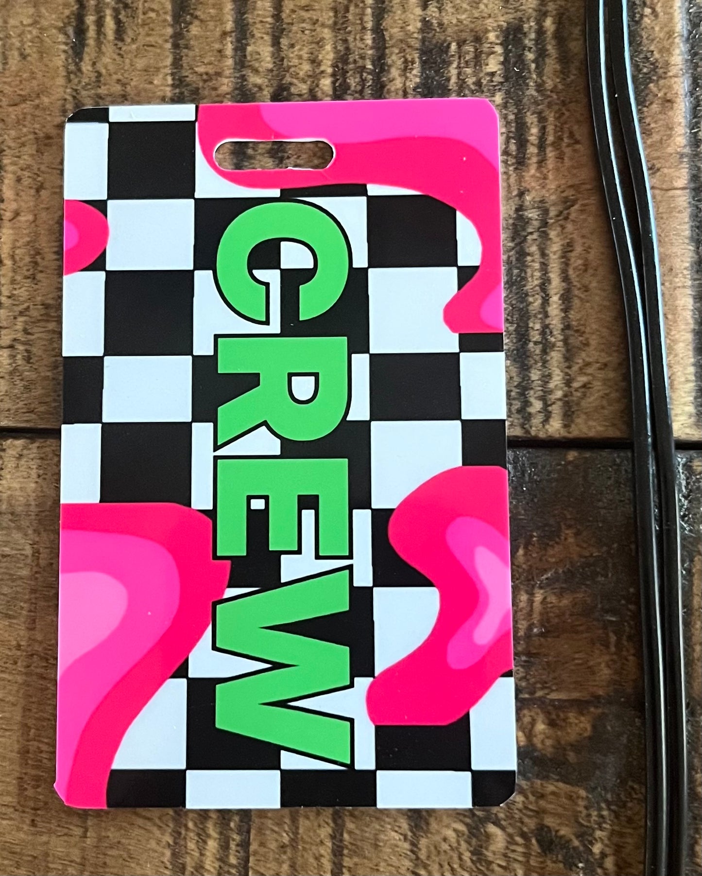Checkerboard - Bag Tag