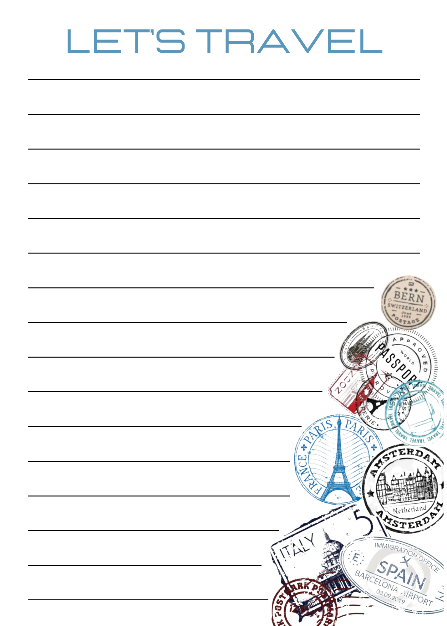 Travel Related - Note Pad
