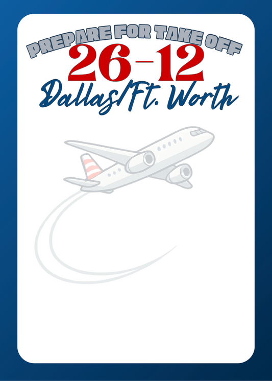 Prepare For Departure - Note Pad