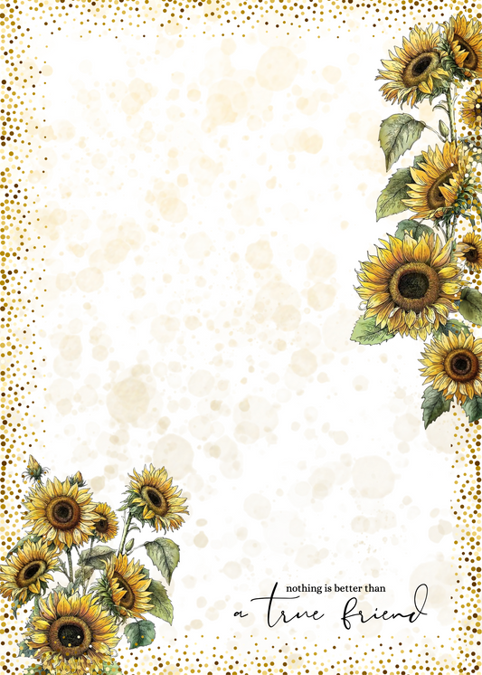Sunflowers - Note Pad