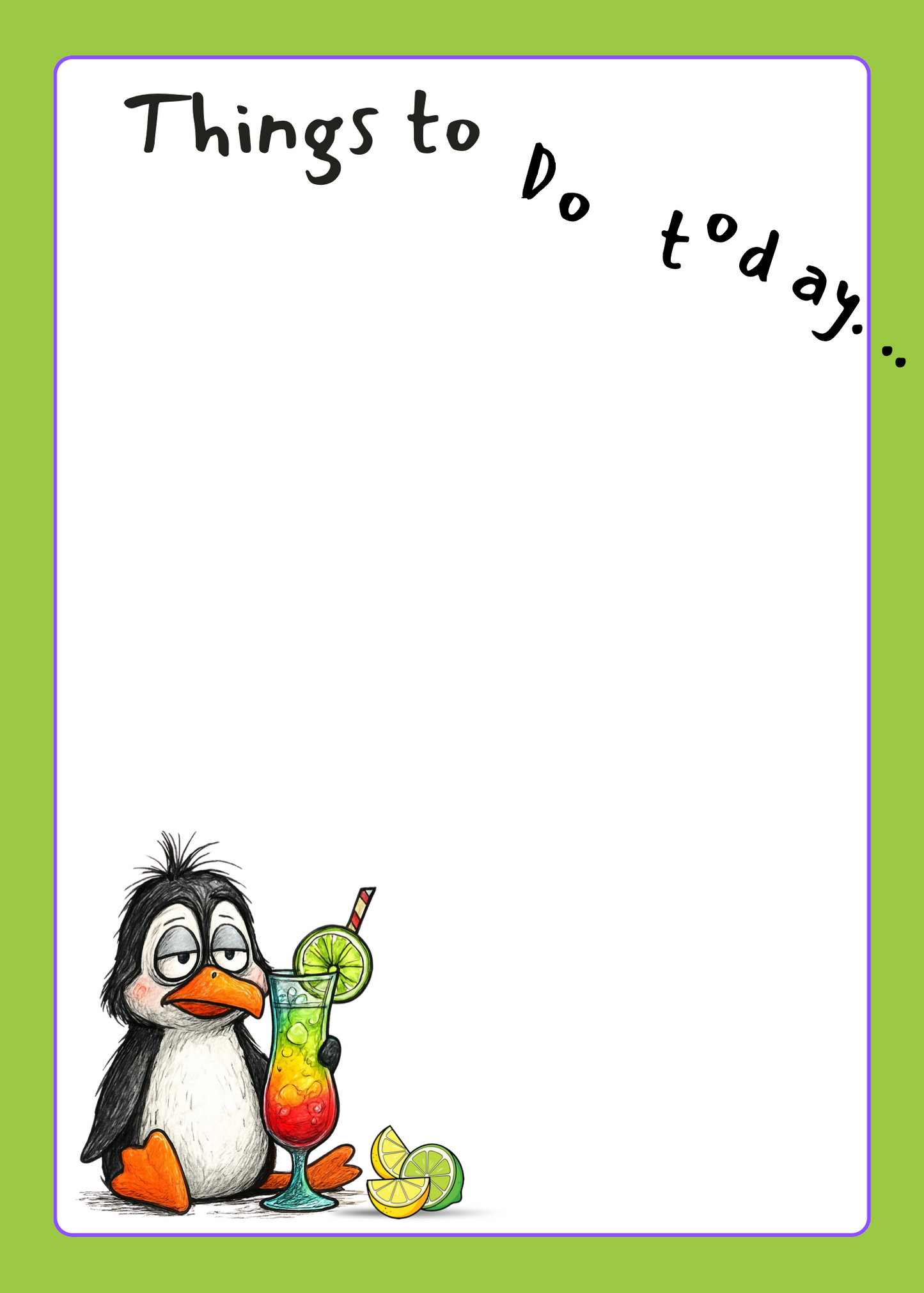 Things to do - Note Pad