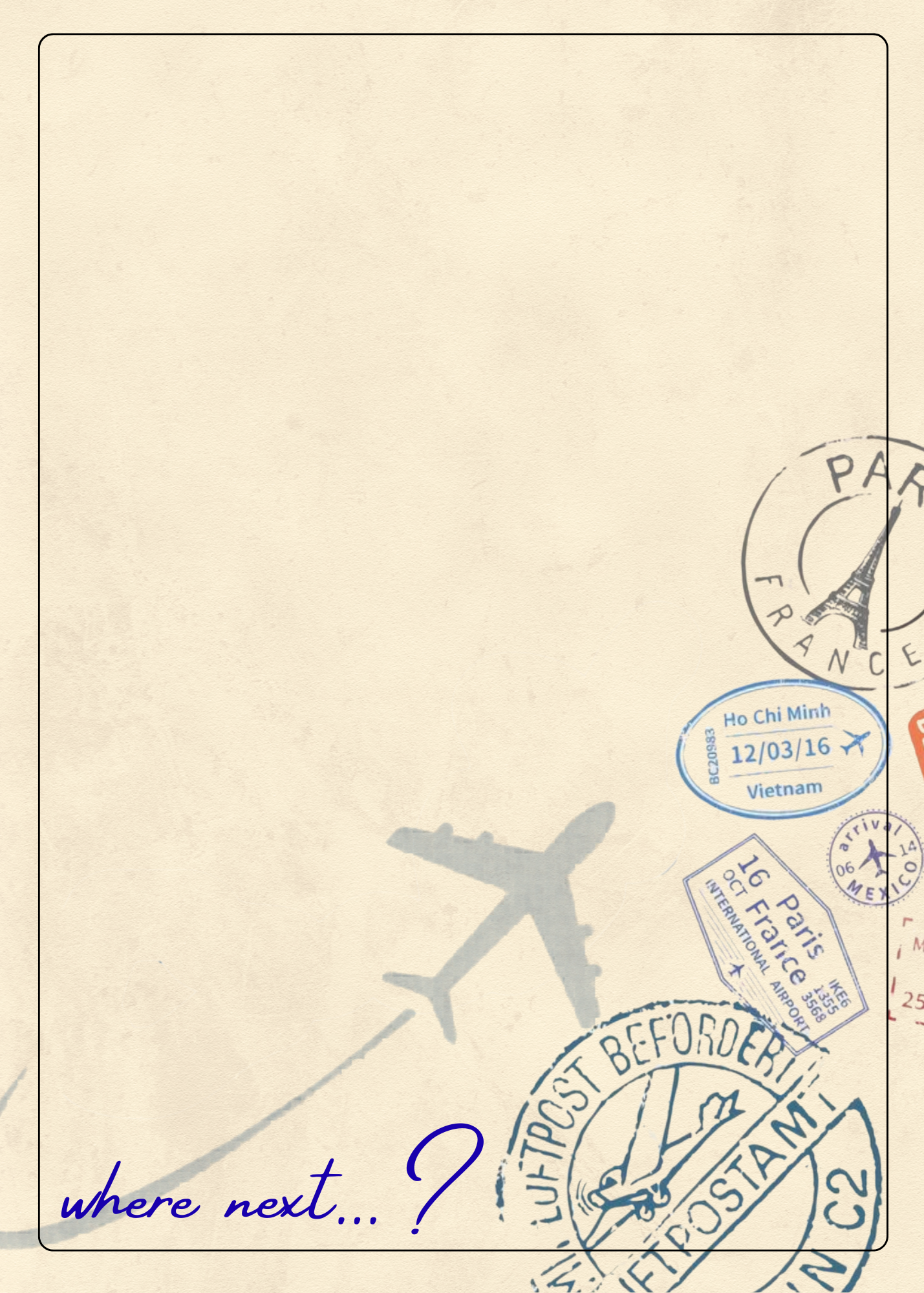 Travel Related - Note Pad